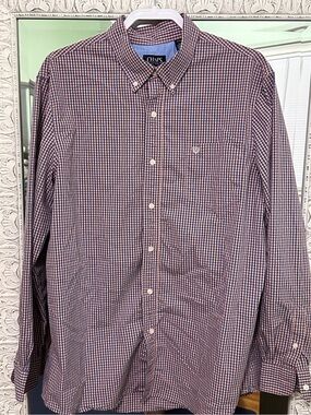 Chaps Men’s Button-Down Gingham Shirt